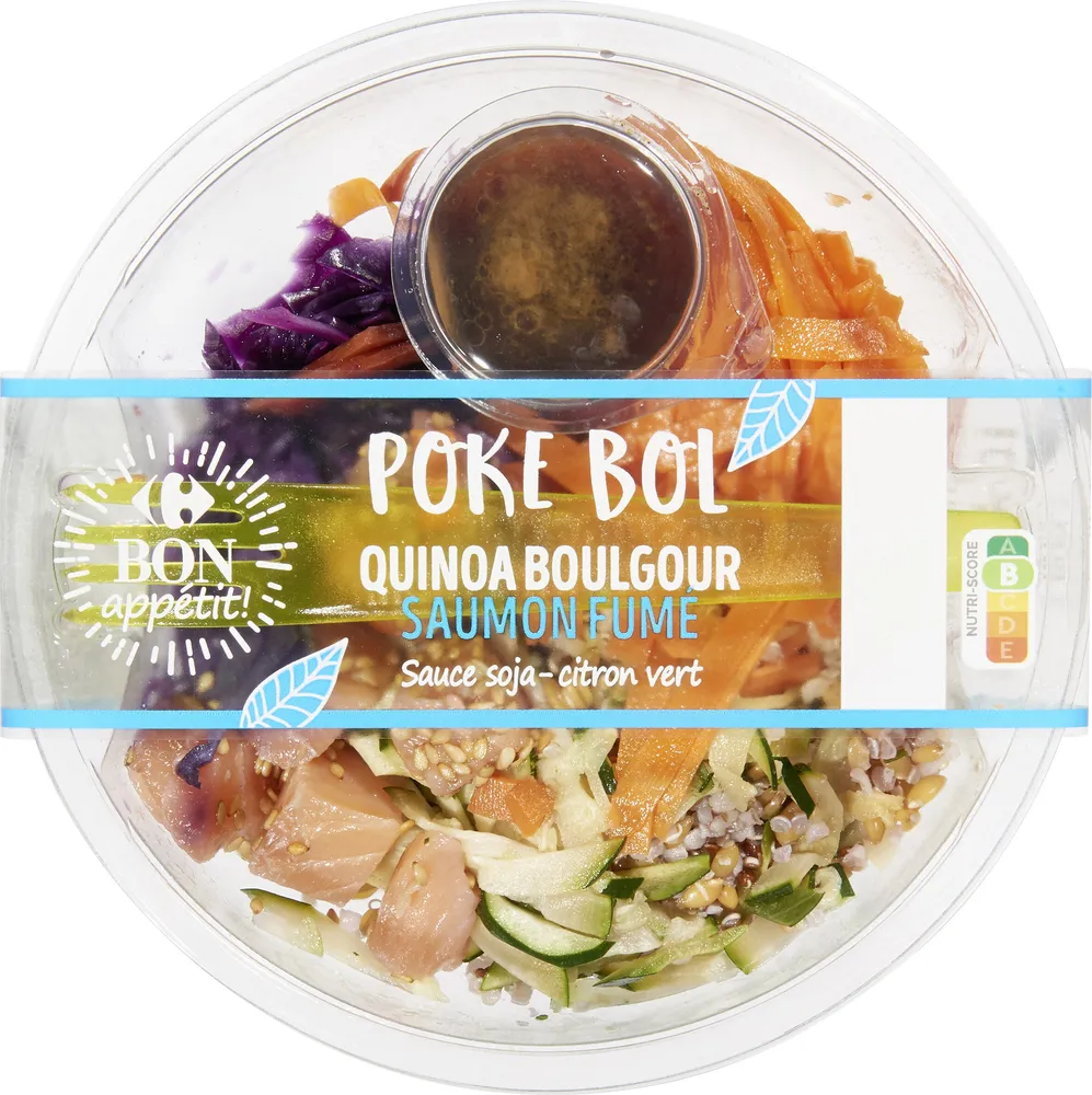POKE BOWL SAUMON Quinoa, boulgour