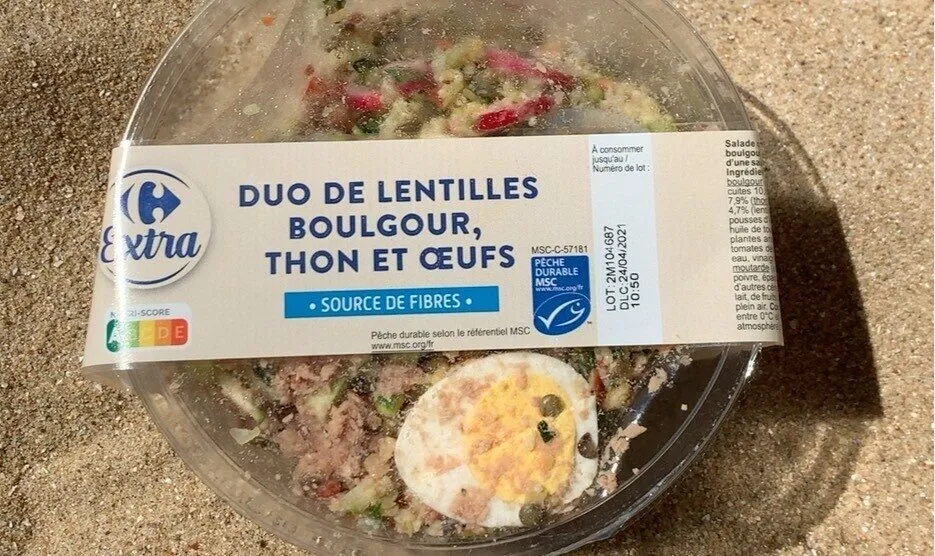 SALAD BOWL DUO DE LENTILLES Thon, oeuf