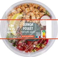 SALADE QUINOA POULET Haricots Azuki