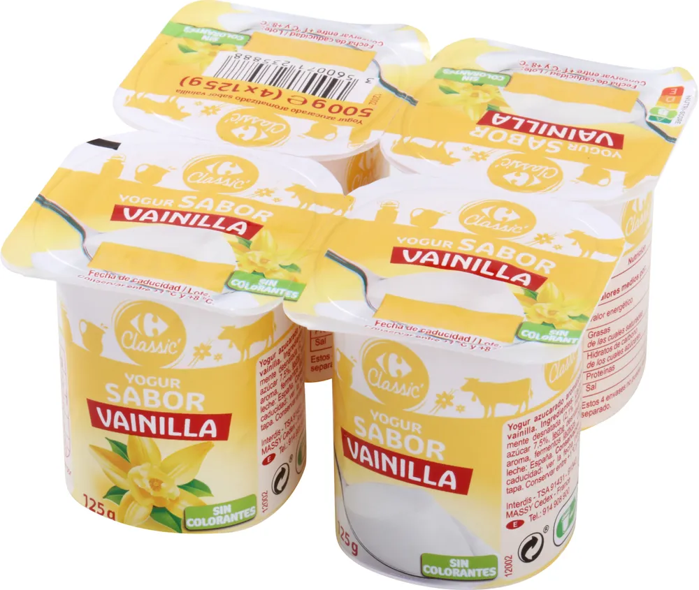Yogur Sabor Vainilla
