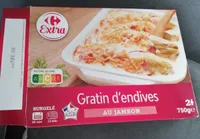 Gratin d'endives au jambon