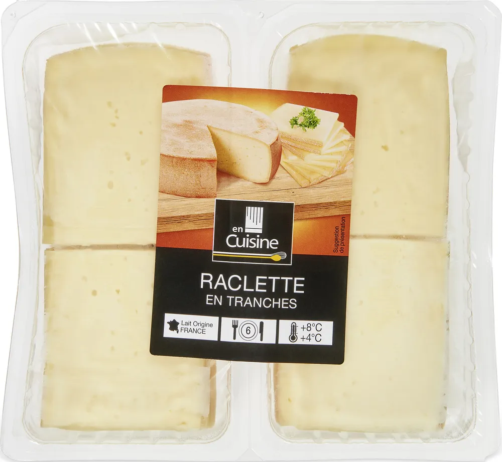Raclette en tranches