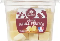 Dés de meule fruitée