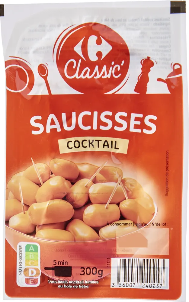 Saucisses cocktail