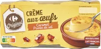 Crème aux oeufs caramel pointe de sel