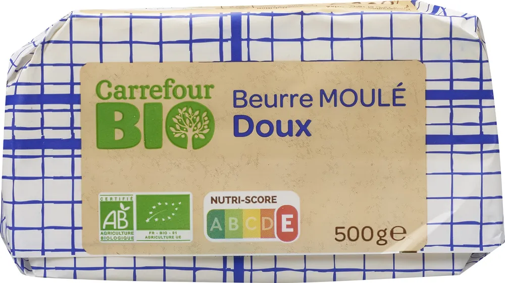 Beurre moulé doux