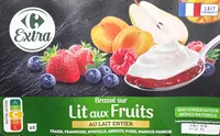 Brasses sur lit de fruits