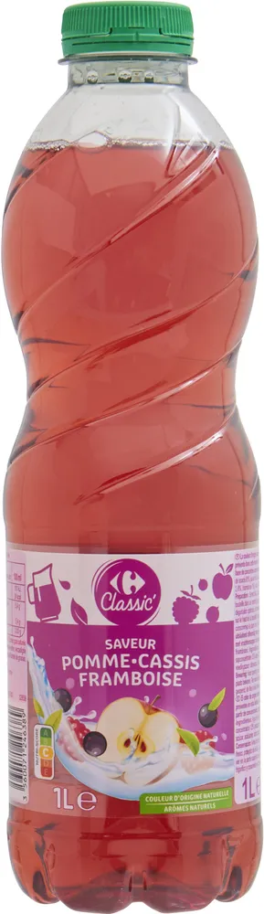 Pomme cassis framboise