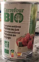 Tomates entières Pelées au jus