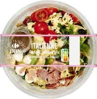 Salade Italienne farfalle, mozzarella, jambon sec, basilic