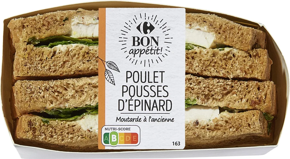 Poulet pousses d'epinard