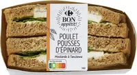 Poulet pousses d'epinard