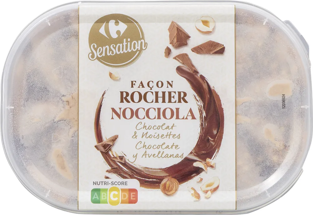 Façon rocher Nocciola - chocolat & noisettes
