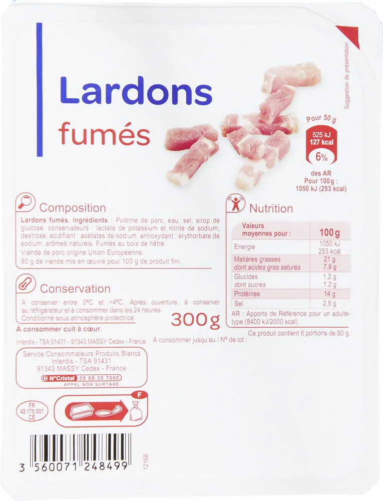 Lardons fumés