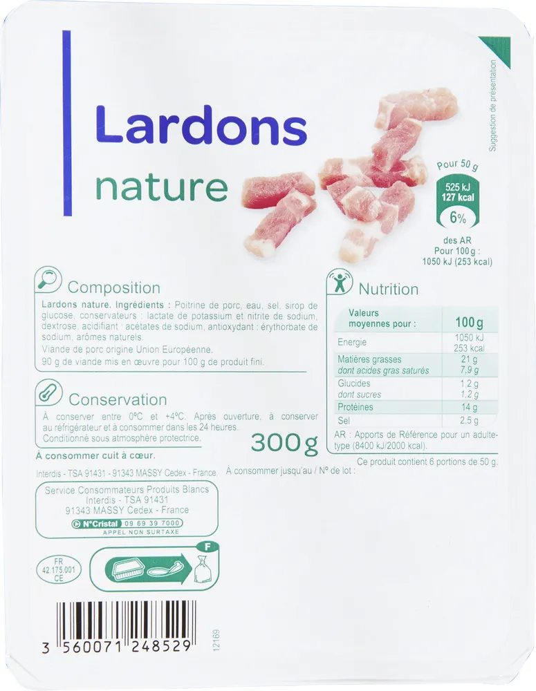 Lardons Nature