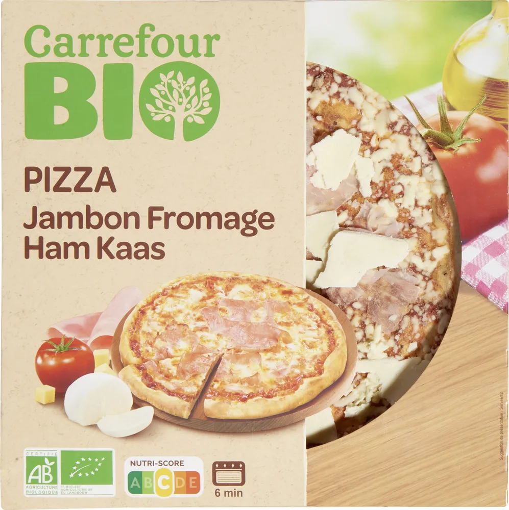 Pizza jambon fromage