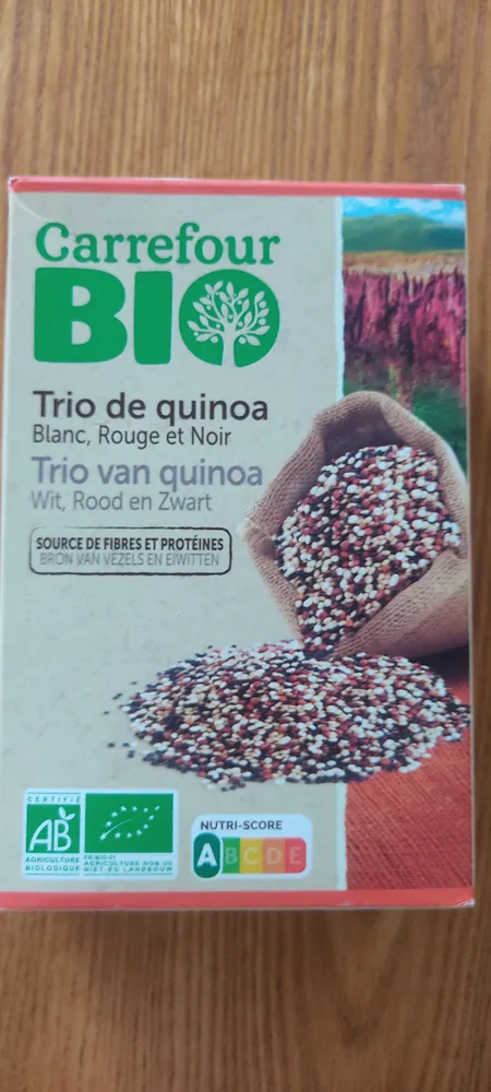 Trio de quinoa Blanc, Rouge et Noir