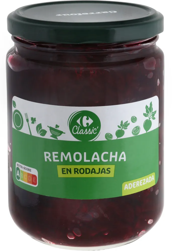 Remolacha en rodajas