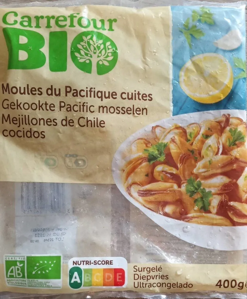 Moules du pacifique cuites