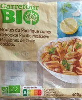 Moules du pacifique cuites