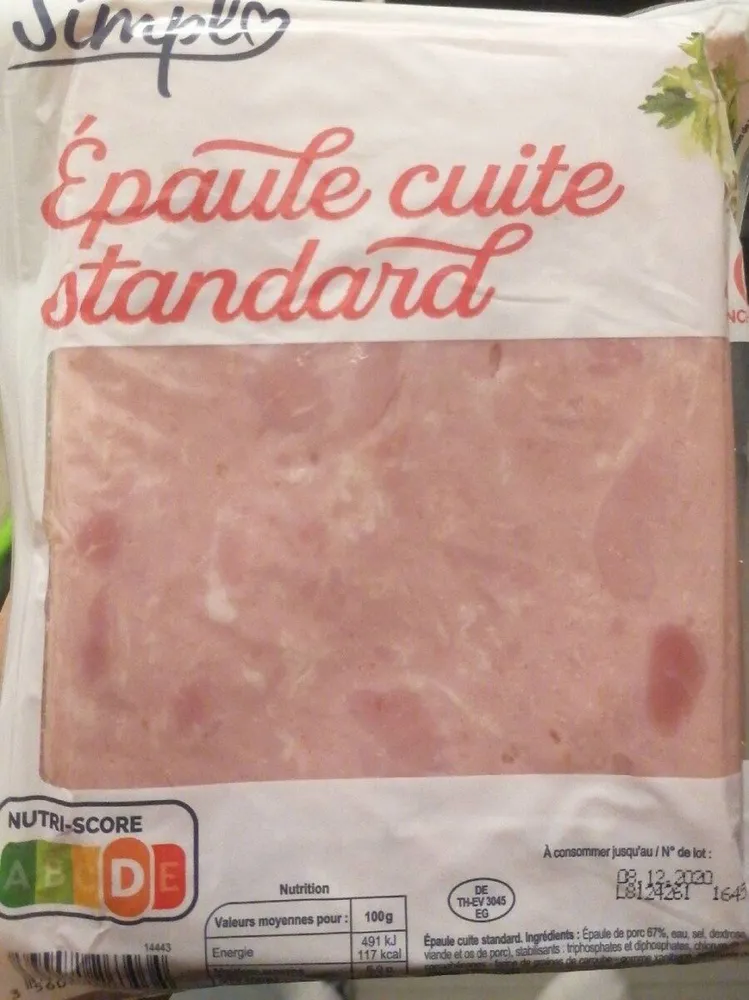Épaule cuite standard