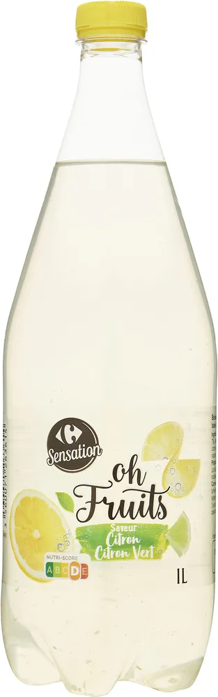 Oh Fruits Saveur Citron Citron Vert