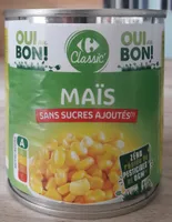 Maïs Sans sucres ajoutés (1)