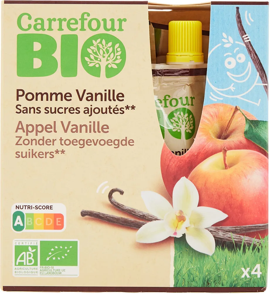 Pomme Vanille Sans sucres ajoutés*