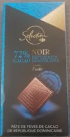 Noir republique dominicaine 72% cacao