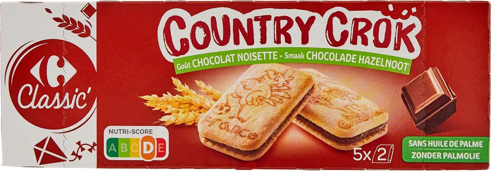 Country Crok goût chocolat noisette