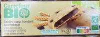 Sablés cœur fondant au chocolat