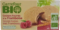 Goûters fourrés à la framboise