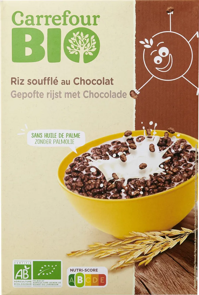 Riz soufflé au chocolat