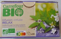 Infusion RELAX Feuilles d'Oranger, Verveine, Aubépine