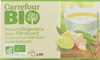 Thé vert Gingembre Saveur Citron vert