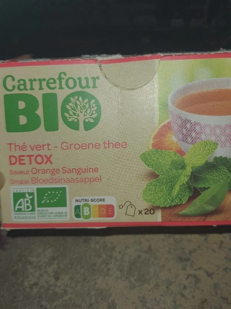Thé vert detox