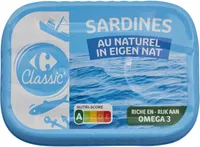 Sardines au naturel