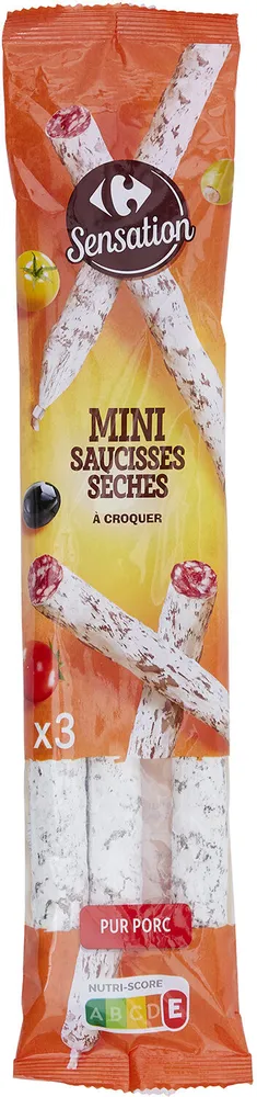Mini saucisses sèches à croquer