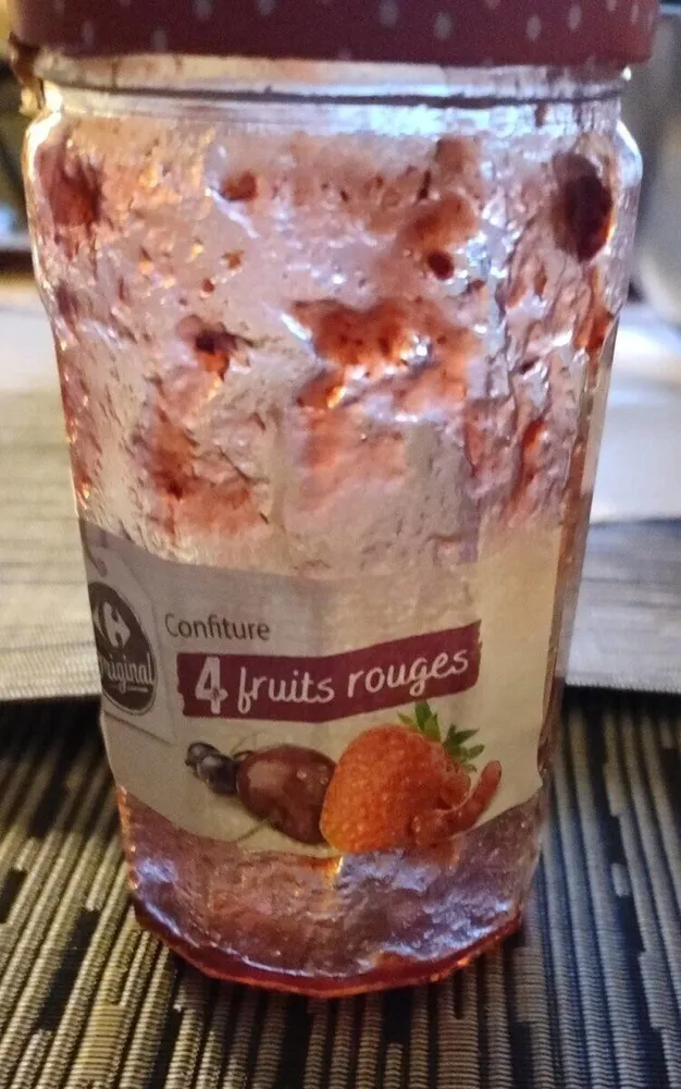 Confiture 4 fruits rouges