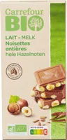 LAIT Noisettes entières