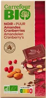 NOIR Amandes Cranberries