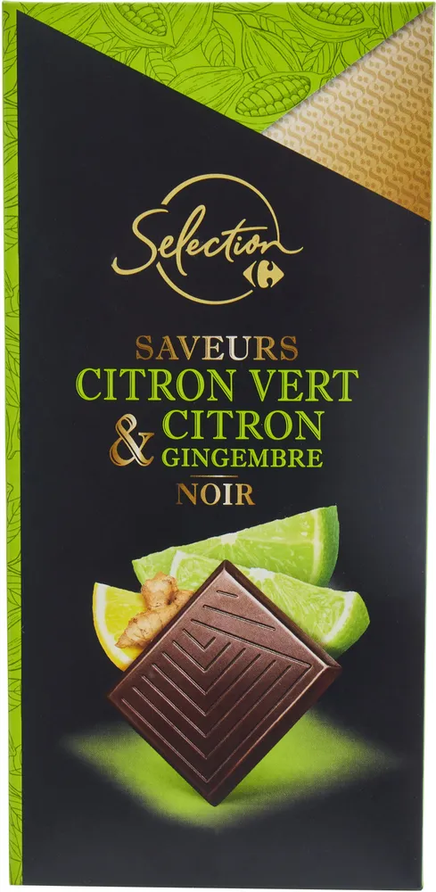 Saveurs citron vert citron & gingembre noir