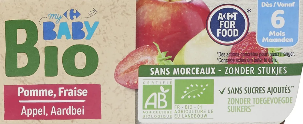 Pomme, Fraise