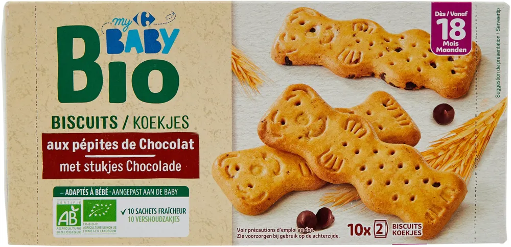 Biscuits aux pépites de chocolat