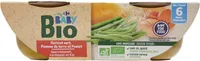 Haricot vert pomme de terre et poulet