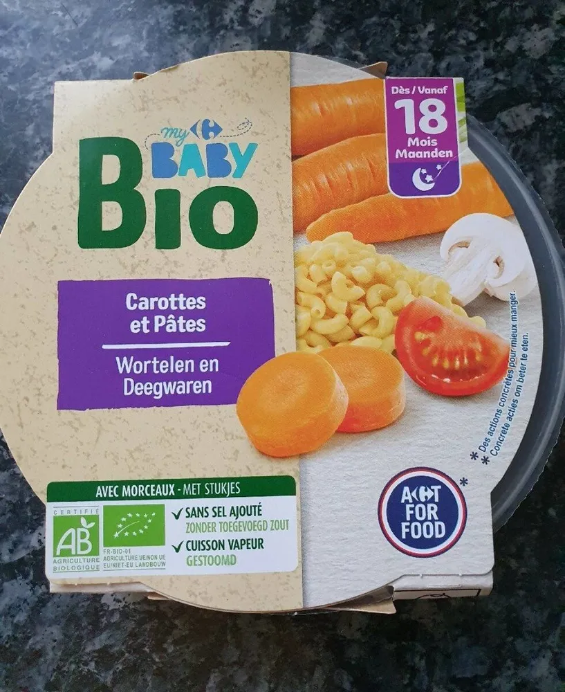 Carottes et pates