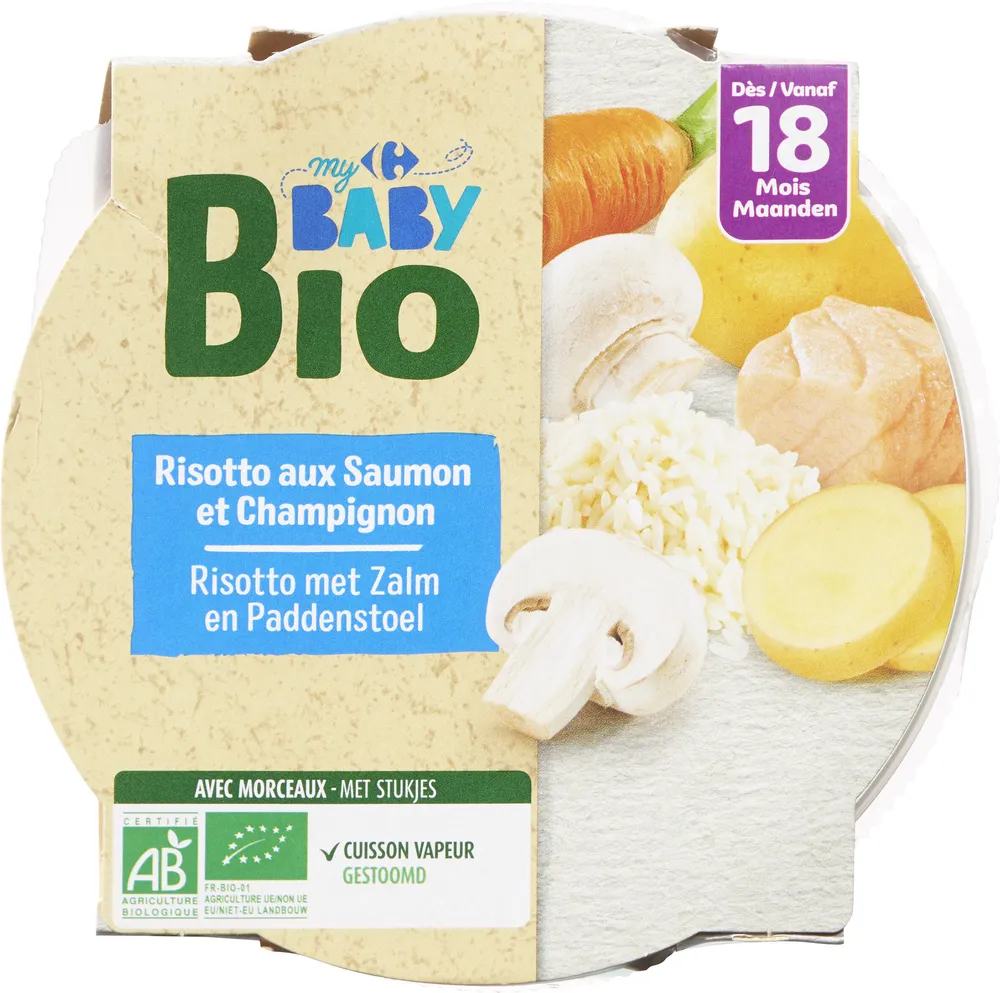 Risotto aux Saumon et Champignon