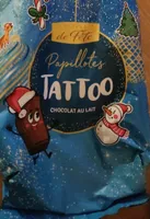 Papillotes Tattoo Chocolat au lait