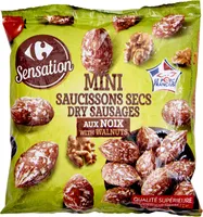 Mini saucissons secs aux noix