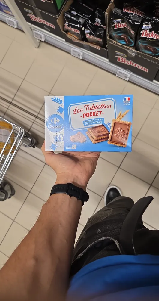 Les Tablettes POCKET CHOCOLAT AU LAIT